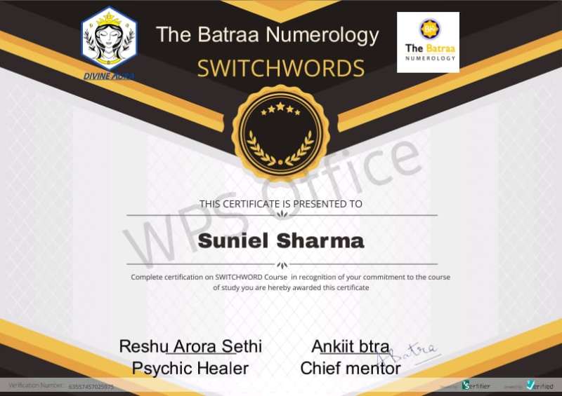 Numerology Switchword